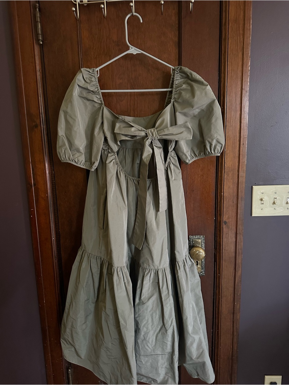Aritzia Wilfred Olive Dress - Picture 2 of 3